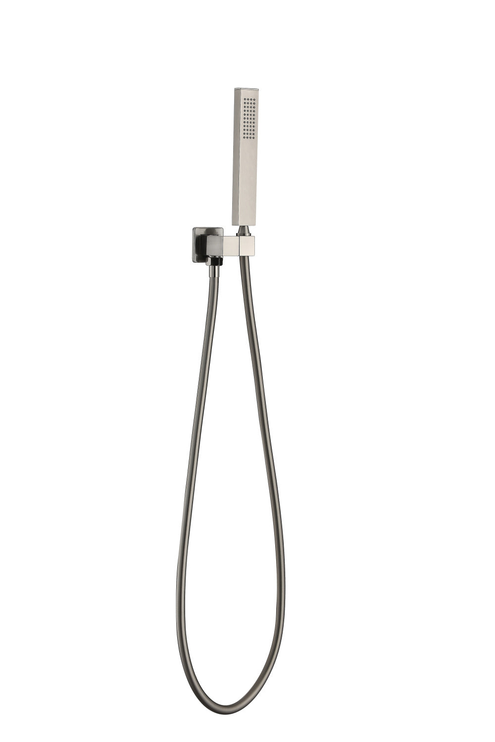 JOHO Roestvrijstalen douchestang met variabele wandbevestigingen, wandstang, regendouche douchezuil met vaste lengte 92 cm, chroom