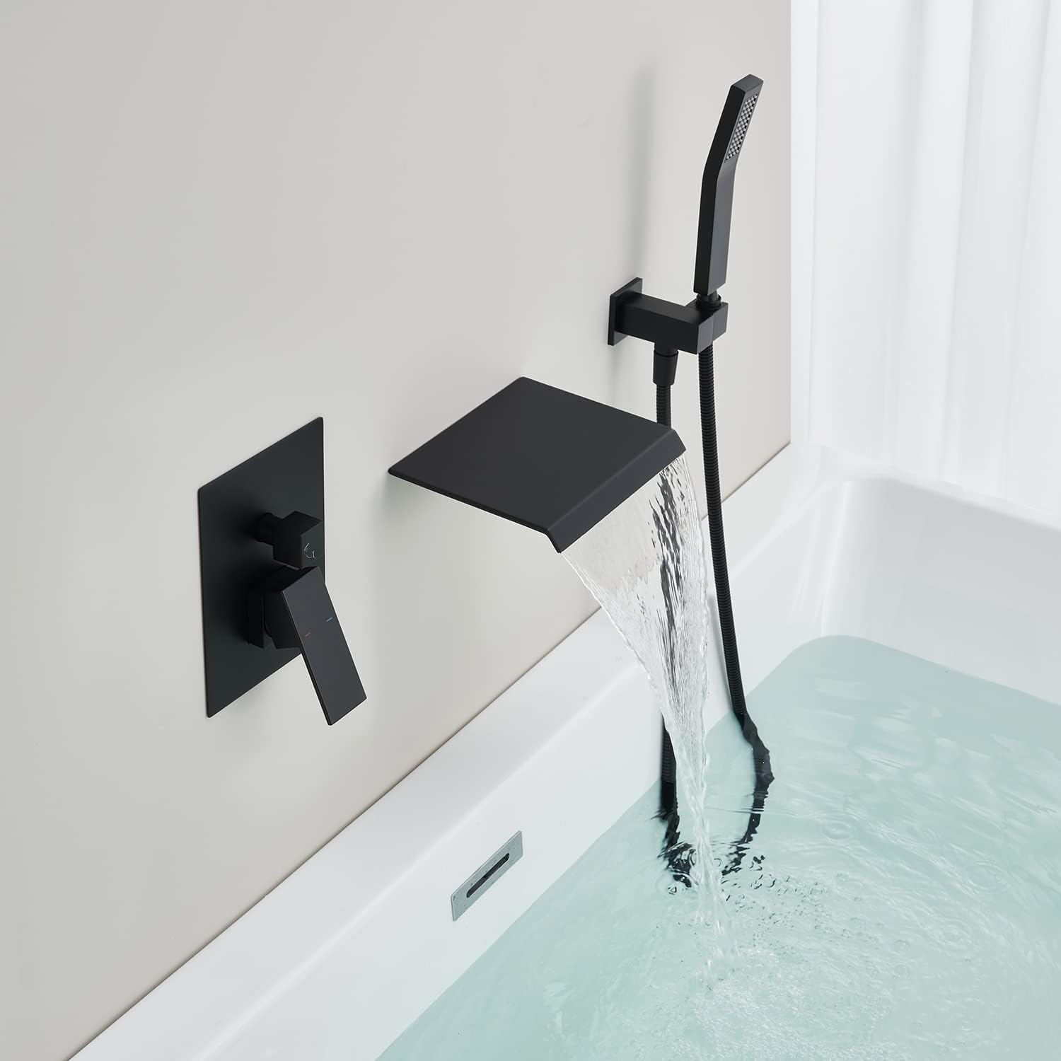 WEBO Deluxe inbouw badkraan met handdouche complete set (alle kleuren)